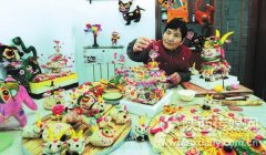 长安巧手艺人做面花（图片）