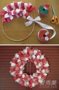 家居饰品DIY：布艺花环美装饰