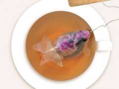 超萌创意家居设计 治愈系金鱼茶包