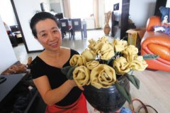 “优雅主妇”擅长变废为宝 DIY家饰堪比艺术品