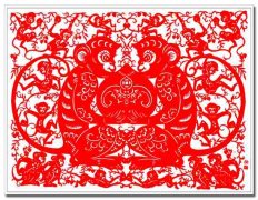 南京民间剪纸艺术家陈耀剪纸恭贺龙虎网网友猴年大吉