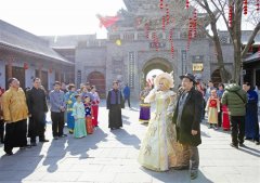 运城万荣：李家大院年俗文化游园会 带你体验古老民俗