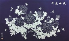 新生代剪纸艺人剪出“百芳争艳” 20幅作品献礼扬州2500年城庆