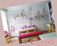 DIY手绘壁画让家创意飞扬(组图)