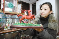 13岁女生面塑《西游记》