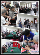 常州工贸学院文学社学生到福利院献文艺演出