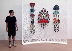 他剪出了最时尚的中式传统剪纸