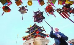 两千创意花灯扮靓永宁古城(图)