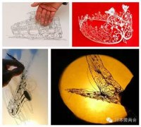 一位日本剪纸艺术家的纸雕神作