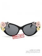 DIY属于你的时尚 制作夏日花朵墨镜