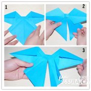 合肥90后MM最爱的家居DIY：最温馨蓝色蝴蝶结折纸
