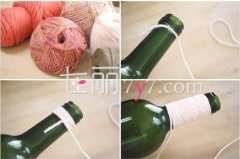 创意生活手工制作DIY 啤酒瓶秒变家居花瓶