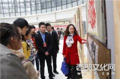 陕西省剪纸艺术传承人携剪纸精品进校园