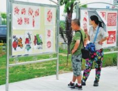 精选40多幅优秀作品 代县举办剪纸作品展(图)