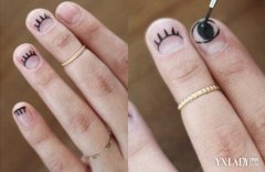 【图】可爱美甲图片 DIY大眼美甲指尖也能放电