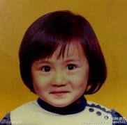 陈德容晒照忆父亲 一家三口婚纱照温馨