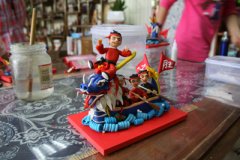 少年宫的“京工坊”感受中国传统面塑文化