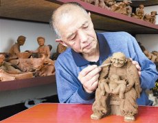 蓟县有个“泥人刘”(图)