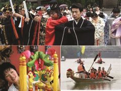 民间的老传统演变出端午新民俗 龙舟赛民俗游带着游客玩穿越