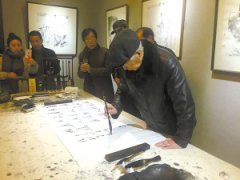 甬上名家书画剪纸作品展出