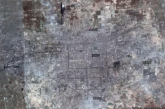 从卫星图片看西安