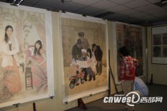 榆林市举办书画剪纸作品展 105件作品集中亮相