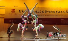 河北省乡土艺术展演在河北大学开幕