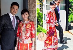 中式裙褂新娘最有意义的嫁衣 明星为何钟爱龙凤褂