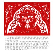 新疆沙湾剪纸艺人赵福庆创作《大盘鸡史画》