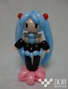 神还原 达人用气球扎出游戏动漫角色