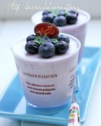 【美食DIY】做出蛋糕房的甜品其实很简单 蓝莓慕斯杯