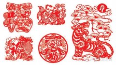 莲花剪纸图片 葫芦剪纸图片