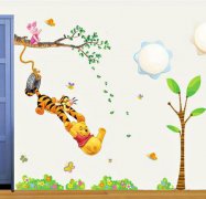 卧室电视背景墙效果图 经济实惠的DIY墙贴