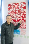 武清陈咀镇剪纸达人杨建樸：巧手剪出快乐生活