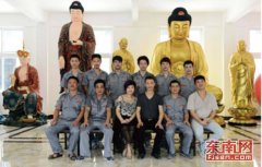 专注于脱胎造像技艺的手艺人