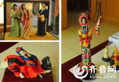 淄博面塑艺术家展示指尖绝活 几分钟捏出“马上有福”