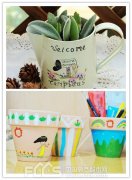 曦城花语本周末邀您一起彩绘DIY多肉植物精美礼品带回家