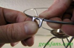 易拉罐拉环DIY：手工制作灯罩