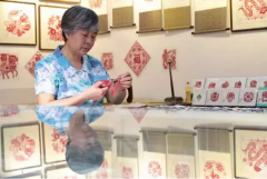 草原剪花人刘静兰剪出家族希望为春节添传统韵味