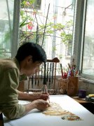 泸州艺术家用蝶翅入画 定格绚丽