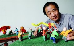 泥人彩绘再现传统游戏10组场景60个泥人栩栩如生