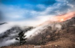 高清:200米高空俯拍云雾青岛 治愈系美图养眼