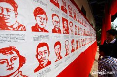 72岁老人历时4个月 创作21米剪纸《抗日英雄谱》