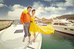 大连海景婚纱摄影告诉您拍婚纱照的服装该怎样搭