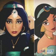 马来女子装扮迪斯尼卡通美女，好漂亮的说！图片频道