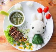 为女儿做童话餐 可爱画风这妈妈要火!（组图）