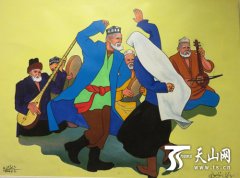 第七届乌鲁木齐民间艺术作品展开幕