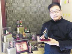 天津市“80后”张亚杰将面塑推向世界