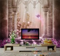 10款手绘电视背景墙美图 创意设计自己DIY