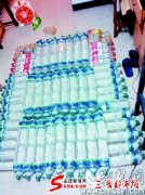 矿泉水瓶自制“水床”（图）
